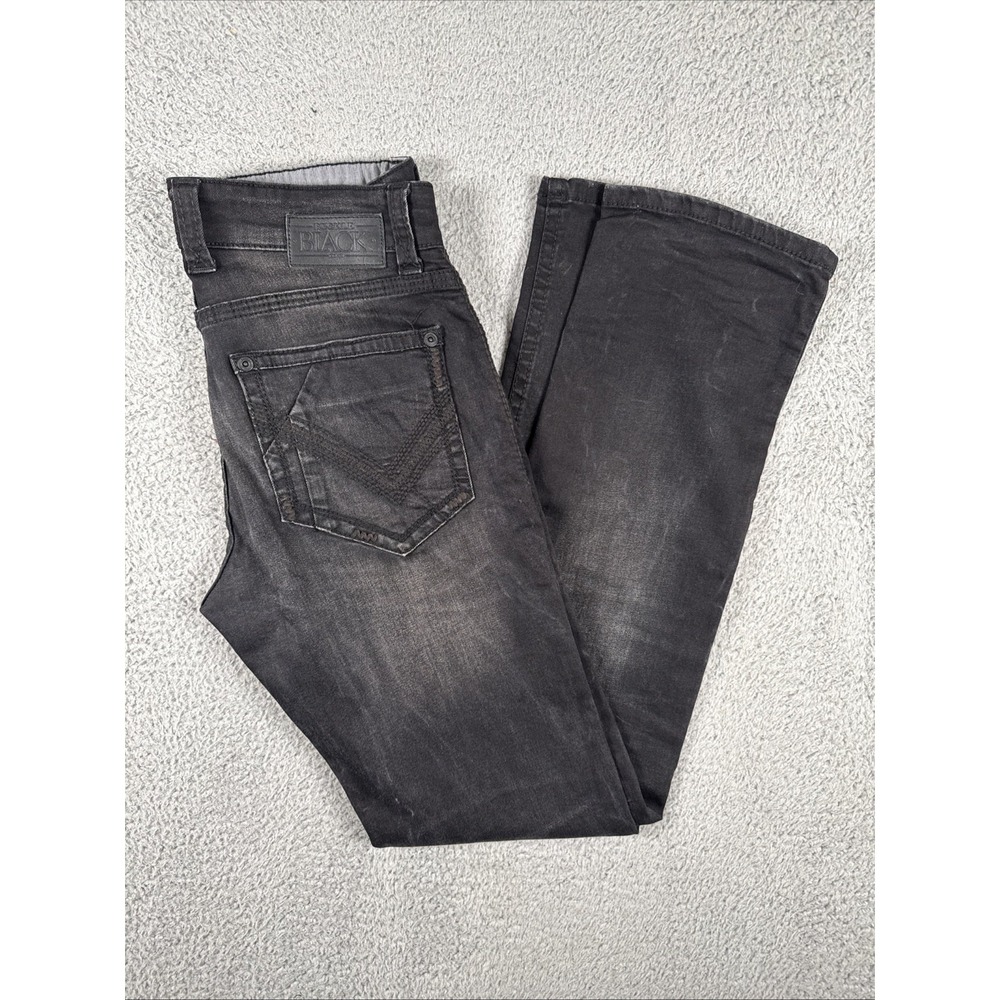 Buckle Black Nine Straight Stretch Jeans Mens 32x34 Black
